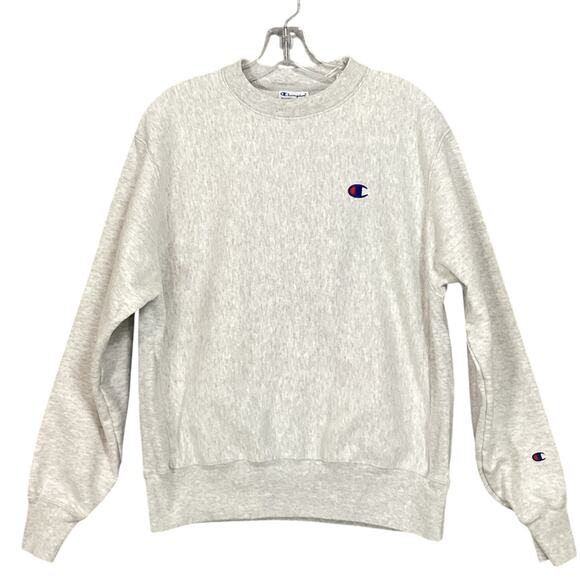 Champion Reverse Weave Sweatshirt Size M Embroidered Logo Sports Fan Streetwear - Picture 1 of 16